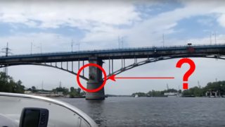 Strana creatura avvistata sotto un ponte a Samara in Russia