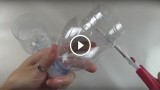 Come realizzare una pallina di Natale con una bottiglia di plastica