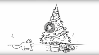 Il gatto Simon e l’Abero di Natale…
