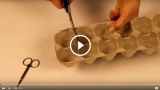 Taglia il cartone delle uova in piccoli pezzi: l’idea stupenda per una creazione NATALIZIA originale